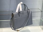 Kitlife Dior St Honore Handbag Cloud Blue /Enamel Button - M8012 – 30cm - 4