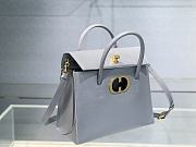 Kitlife Dior St Honore Handbag Cloud Blue /Enamel Button - M8012 – 30cm - 5