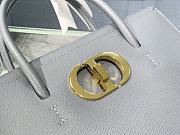 Kitlife Dior St Honore Handbag Cloud Blue /Enamel Button - M8012 – 30cm - 6