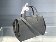 Kitlife Dior St Honore Handbag Gray /Enamel Button - M8012 – 30cm - 4