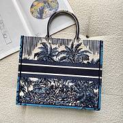 Kitlife Dior Book Tote With Palm Trees Embroidery – 41x32 cm - 2