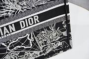 Kitlife Dior Book Tote Embroidery -  41.5x34.5x16cm - 3