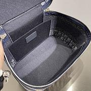 Kitlife Dior Cosmetic Box Bag Oblique Embroidery Gray -  25x15x14cm - 3