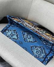 Kitlife Dior Book Tote Blue Maple Leaf - M1286 - 36.5x28cm - 6