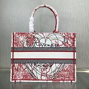 Kitlife Dior Book Tote Tanabata Love Red - 1296# - 36.5x28x17.5cm  - 2