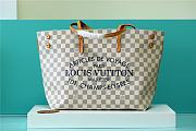 Kitlife Louis Vuitton Neverfull Damier Azur Cabas MM White - N41375 - 31 x 28 x 15 cm - 1