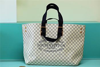 Kitlife Louis Vuitton Neverfull Cabas Damier Azur Cabas White - N41180 - 49 x 40 x 19 cm