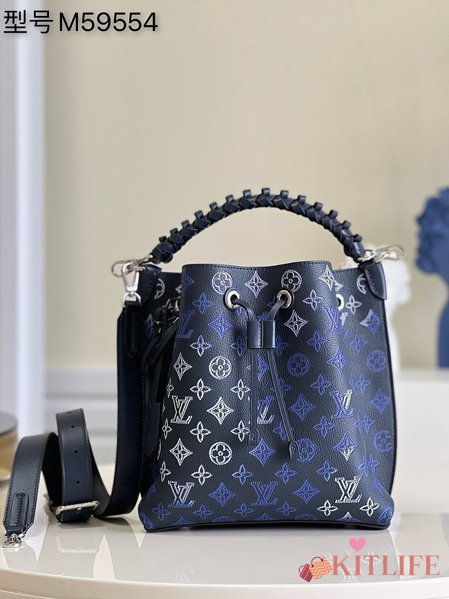 Kitlife Louis Vuitton Muria Mahina Leather Neonoe Bucket Bag - M59554 - 25 x 25 x 20 cm - 1