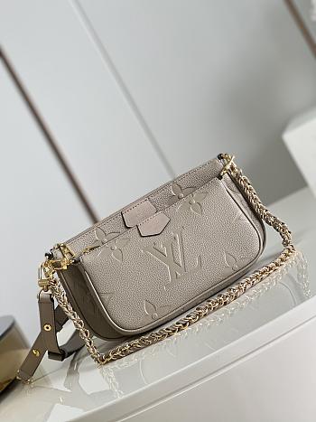 Kitlife Louis Vuitton Multi Pochette Accessories Khaki - M80399 - 18.5×11×4.5cm