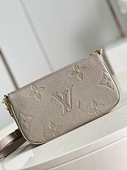 Kitlife Louis Vuitton Multi Pochette Accessories Khaki - M80399 - 23.5×13×4.5cm - 4