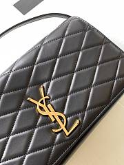 Kitlife YSL Classic Kate Flap Crossbody Bag Black - 678828 – 26x4.5x13cm - 2