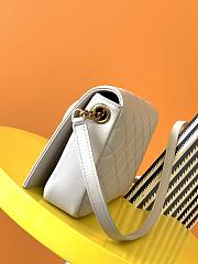 Kitlife YSL Classic Kate Flap Crossbody Bag White - 678828 – 26x4.5x13cm - 2