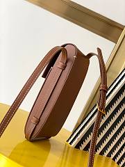 Kitlife YSL Tuc Phone Pouch With Strap In Supple Calfskin Brown - 667718 – 9x3.5x18cm - 4