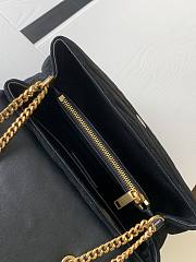 Kitlife YSL Loulou Toy Bag In Y-Quilted Suede And Smooth Leather Black – 494699 – 25x17x9cm - 5