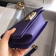 Kitlife Chanel Purple Caviar Grain Calfskin Gold Hardware – 67086 - 20cm - 4