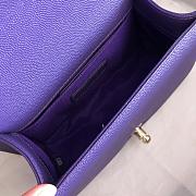 Kitlife Chanel Purple Caviar Grain Calfskin Gold Hardware – 67086 - 20cm - 5