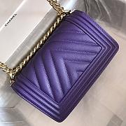 Kitlife Chanel Purple Caviar Grain Calfskin Gold Hardware – 67086 - 20cm - 6