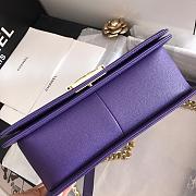 Kitlife Chanel Purple Caviar Grain Calfskin Gold Hardware – 67086 - 25cm - 2