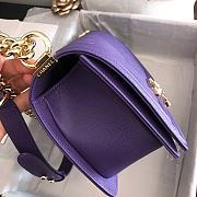 Kitlife Chanel Purple Caviar Grain Calfskin Gold Hardware – 67086 - 25cm - 3