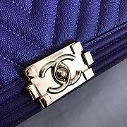 Kitlife Chanel Purple Caviar Grain Calfskin Gold Hardware – 67086 - 25cm - 4