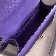 Kitlife Chanel Purple Caviar Grain Calfskin Gold Hardware – 67086 - 25cm - 6