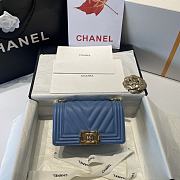 Kitlife Chanel Blue Caviar Grain Calfskin Gold Hardware – 67086 - 20cm - 1