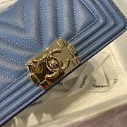 Kitlife Chanel Blue Caviar Grain Calfskin Gold Hardware – 67086 - 20cm - 2