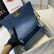 Kitlife Chanel Blue Caviar Grain Calfskin Gold Hardware – 67086 - 25cm - 5