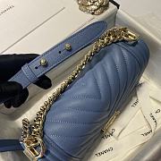 Kitlife Chanel Blue Caviar Grain Calfskin Gold Hardware – 67086 - 25cm - 3