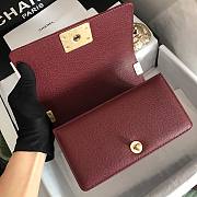 Kitlife Chanel Burgundy Caviar Grain Calfskin Gold Hardware – 67086 - 20cm - 5