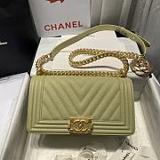 Kitlife Chanel Olive Green Caviar Grain Calfskin Gold Hardware – 67086 - 25cm - 1