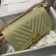 Kitlife Chanel Olive Green Caviar Grain Calfskin Gold Hardware – 67086 - 25cm - 5