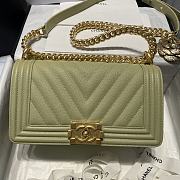 Kitlife Chanel Olive Green Caviar Grain Calfskin Gold Hardware – 67086 - 25cm - 4