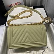 Kitlife Chanel Olive Green Caviar Grain Calfskin Gold Hardware – 67086 - 25cm - 2