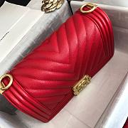 Kitlife Chanel Red Caviar Grain Calfskin Gold Hardware – 67086 - 25cm - 6