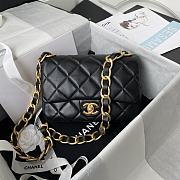 Kitlife Chanel Classic Diamond Flap Bag Black – 22×5×15.5cm - 1