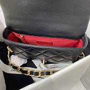 Kitlife Chanel Classic Diamond Flap Bag Black – 22×5×15.5cm - 4