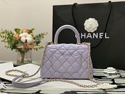 Kitlife Chanel Coco Handle Mini Gold Hardware Purple – 99003 - 13×19×9cm - 4