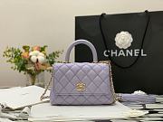 Kitlife Chanel Coco Handle Mini Gold Hardware Purple – 99003 - 13×19×9cm - 1