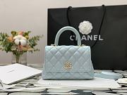 Kitlife Chanel Coco Handle Mini Gold Hardware Blue – 99003 - 13×19×9cm - 1