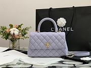 Kitlife Chanel Coco Handle Mini Gold Hardware Purple - 23cm - 1