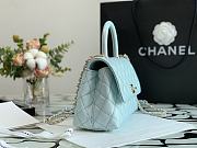 Kitlife Chanel Coco Handle Mini Gold Hardware Blue - 23cm - 5