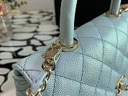 Kitlife Chanel Coco Handle Mini Gold Hardware Blue - 23cm - 3