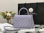 Kitlife Chanel Coco Handle Mini Color Hardware Purple - 23cm - 3