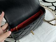 Kitlife Chanel Flap Bag 21K Gold Hardware Black – 19x13x6cm - 6