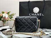 Kitlife Chanel Flap Bag 21K Gold Hardware Black – 19x13x6cm - 4