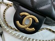 Kitlife Chanel Flap Bag 21K Gold Hardware Black – 19x13x6cm - 2