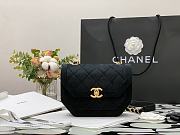 Kitlife Chanel Velvet Retro Saddle Horizontal Black – 99109 - 19x15x6cm - 1