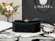 Kitlife Chanel Velvet Retro Saddle Horizontal Black – 99109 - 19x15x6cm - 5