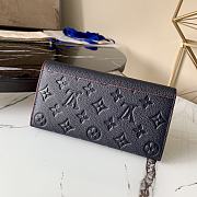 Louis Vuitton Flap Wallet Monogram Empreinte leather Blue - M61182 - 19.0x 10.0x 2.0 cm - 3